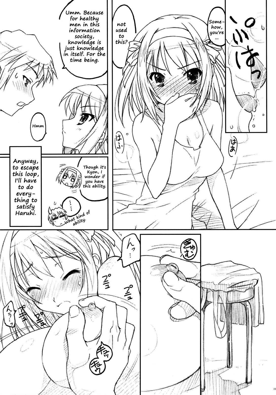 (C76) [TIMTIM Machine (Kazuma G-VERSION)] TIMTIM Machine 20-gou (Suzumiya Haruhi no Yuuutsu) [English] [RyuuNoTamashii] page 7 full