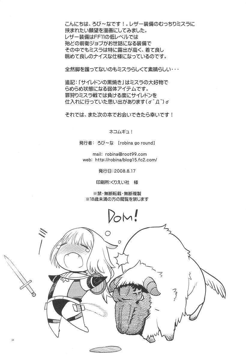 (C74) [Robina go round (Robina)] Neko-Mugyu (Final Fantasy XI) page 33 full