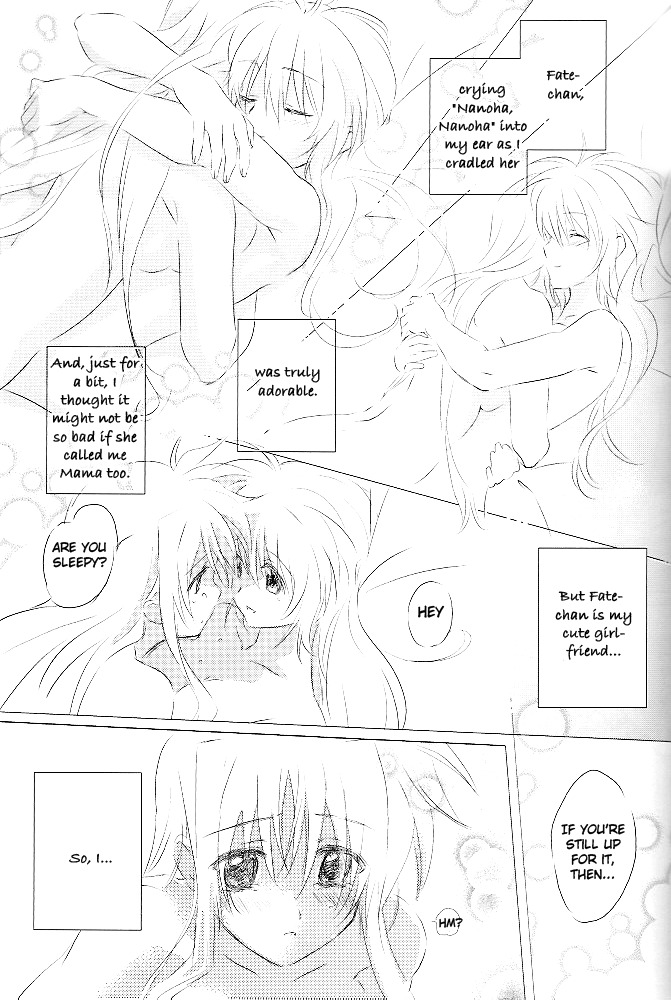 (Lyrical Magical 6) [Kurikoro. (Tokoharu)] Sweetest Love (Mahou Shoujo Lyrical Nanoha) [English] [NanoFate] page 22 full