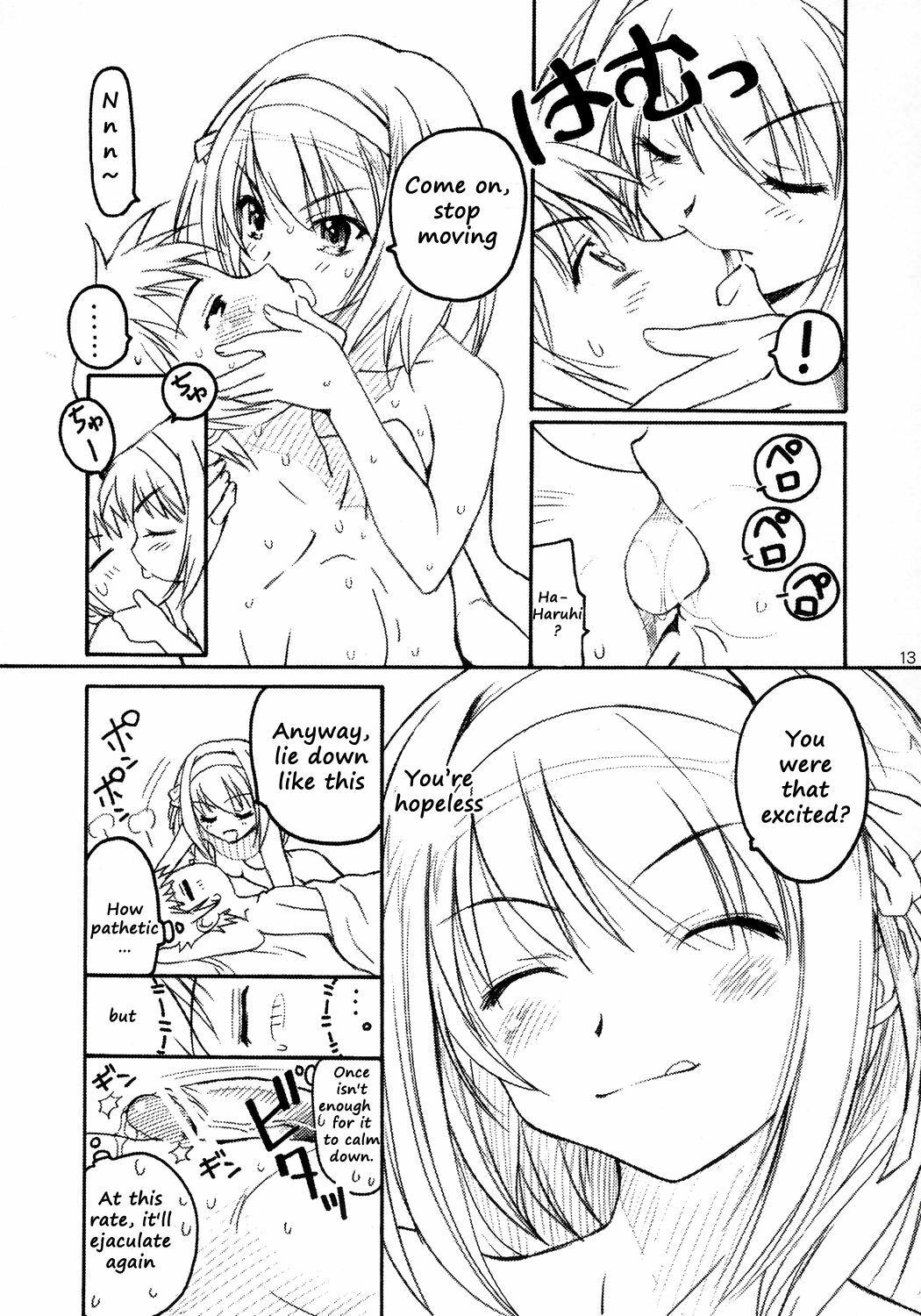 (C70) [TIMTIM Machine (Kazuma G-VERSION)] TIMTIM Machine 16-gou (Suzumiya Haruhi no Yuuutsu) [English] [RyuuNoTamashii] page 12 full