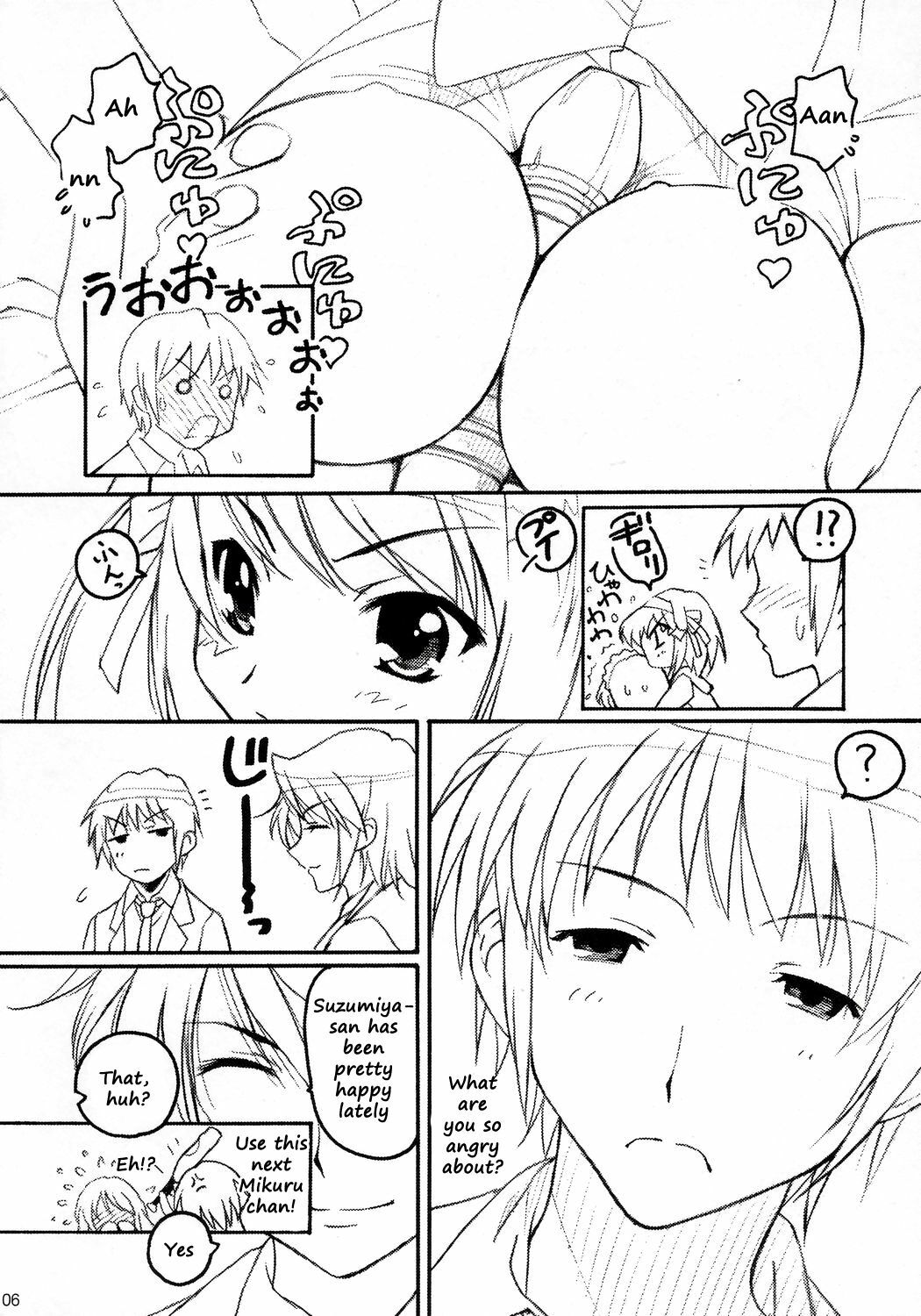 (C70) [TIMTIM Machine (Kazuma G-VERSION)] TIMTIM Machine 16-gou (Suzumiya Haruhi no Yuuutsu) [English] [RyuuNoTamashii] page 5 full