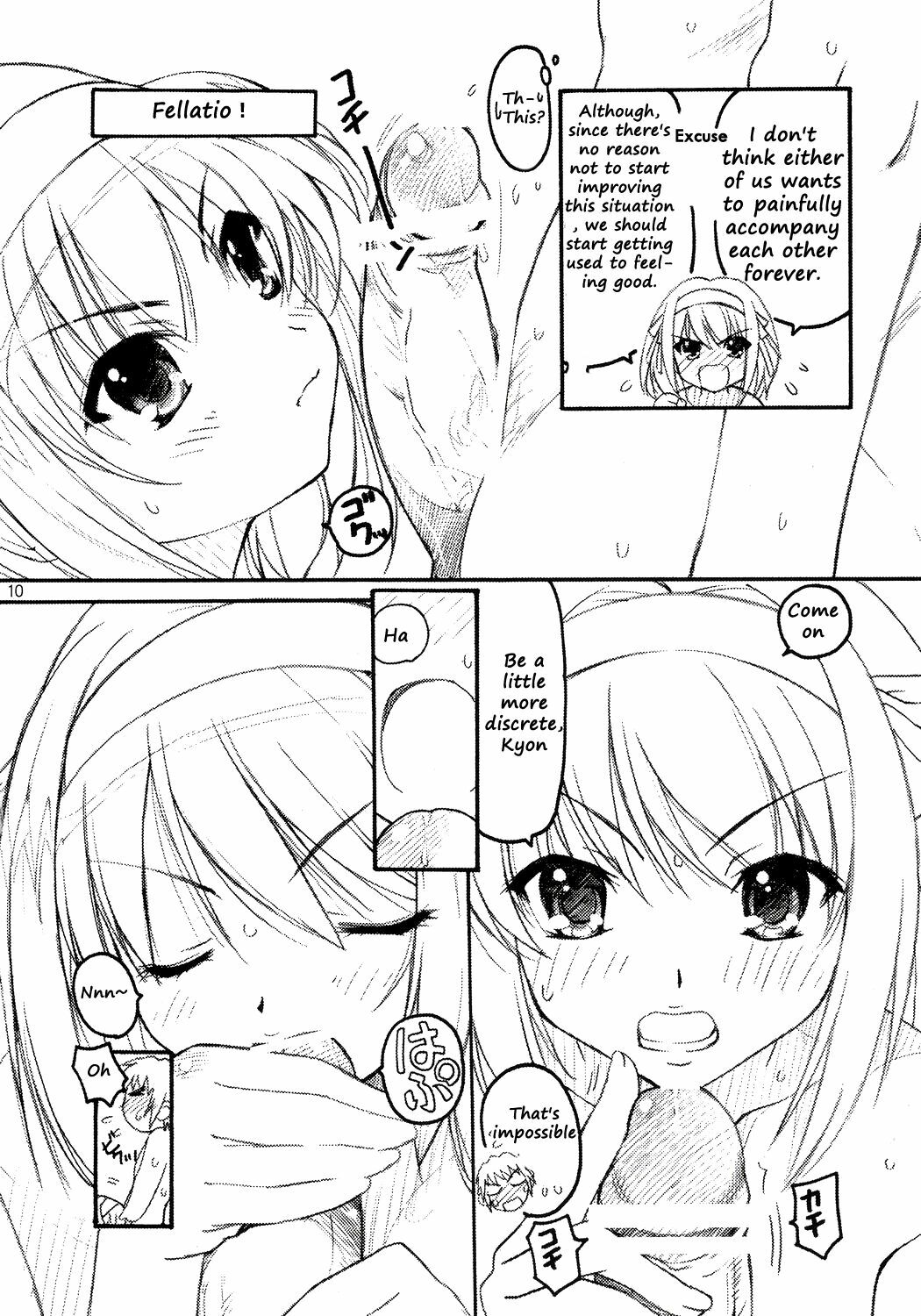 (C70) [TIMTIM Machine (Kazuma G-VERSION)] TIMTIM Machine 16-gou (Suzumiya Haruhi no Yuuutsu) [English] [RyuuNoTamashii] page 9 full