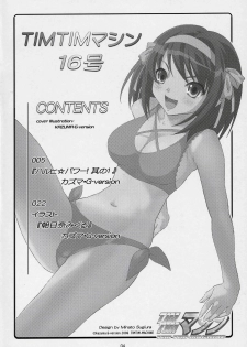 (C70) [TIMTIM Machine (Kazuma G-VERSION)] TIMTIM Machine 16-gou (Suzumiya Haruhi no Yuuutsu) [English] [RyuuNoTamashii] - page 3