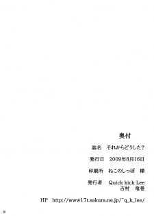 (C76) [Quick kick Lee (Yoshimura Tatsumaki)] Sorekara Doushita ? (Dragon Quest III) - page 25