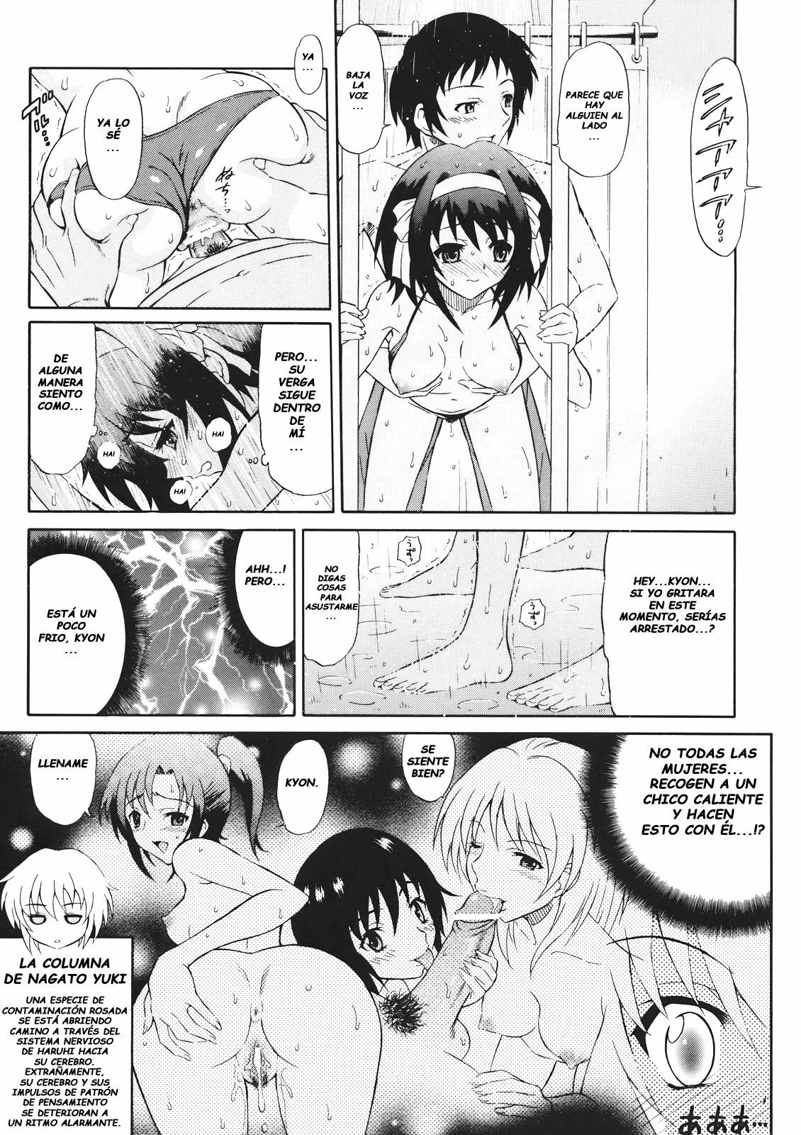 (C76) [GUST (Harukaze Soyogu)] Suzumiya Haruhi no Shakunetsu (The Melancholy of Haruhi Suzumiya) [Spanish] [Hentai Knight] page 10 full