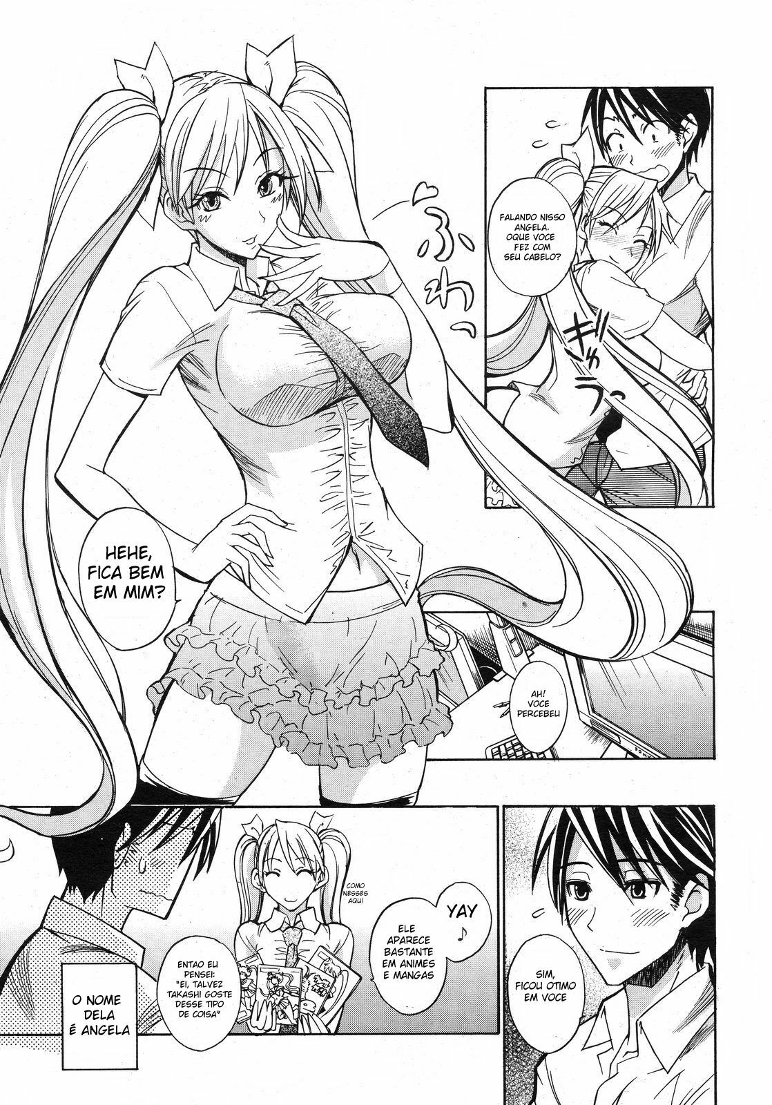 [Isao] Itazura Kami no Musume | Tricky Twintails Girl (COMIC 0EX Vol. 13 2009-01) [Portuguese-BR] [Sky traduções] page 3 full