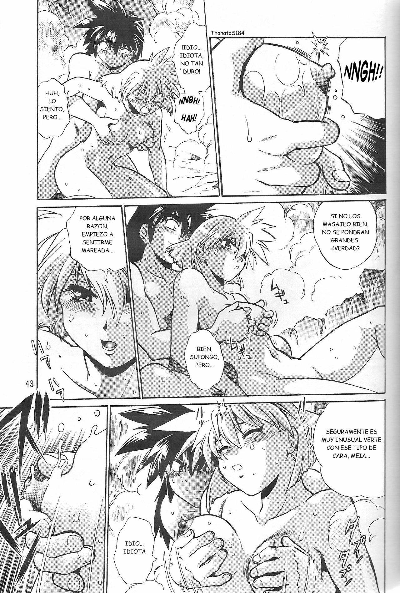 (C66) [Studio Katsudon (Manabe Jouji)] VANDREAD ALL CHARACTERS BOOK (Vandread) [Spanish] [Infernal Kaiser no Fansub] page 42 full