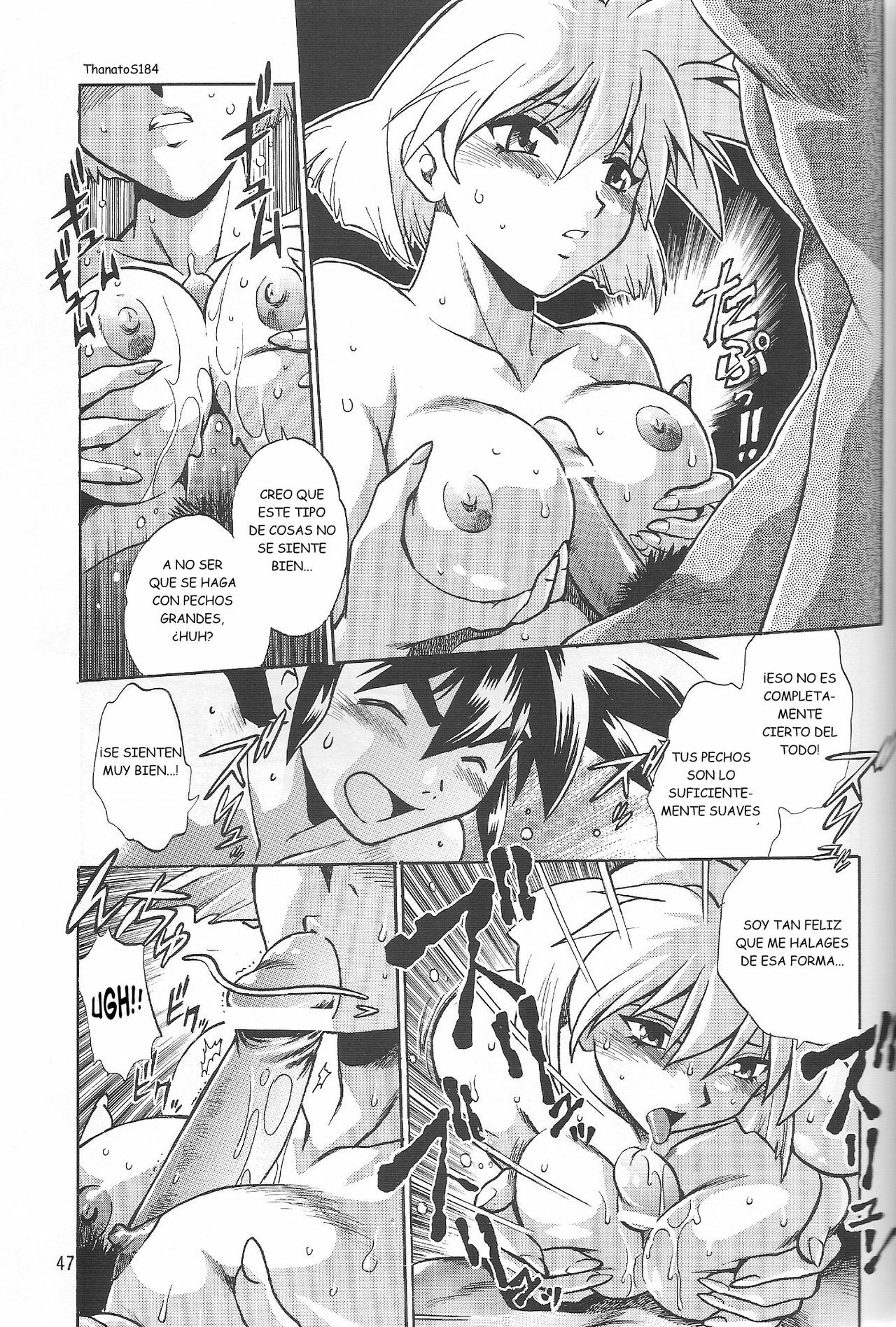 (C66) [Studio Katsudon (Manabe Jouji)] VANDREAD ALL CHARACTERS BOOK (Vandread) [Spanish] [Infernal Kaiser no Fansub] page 46 full