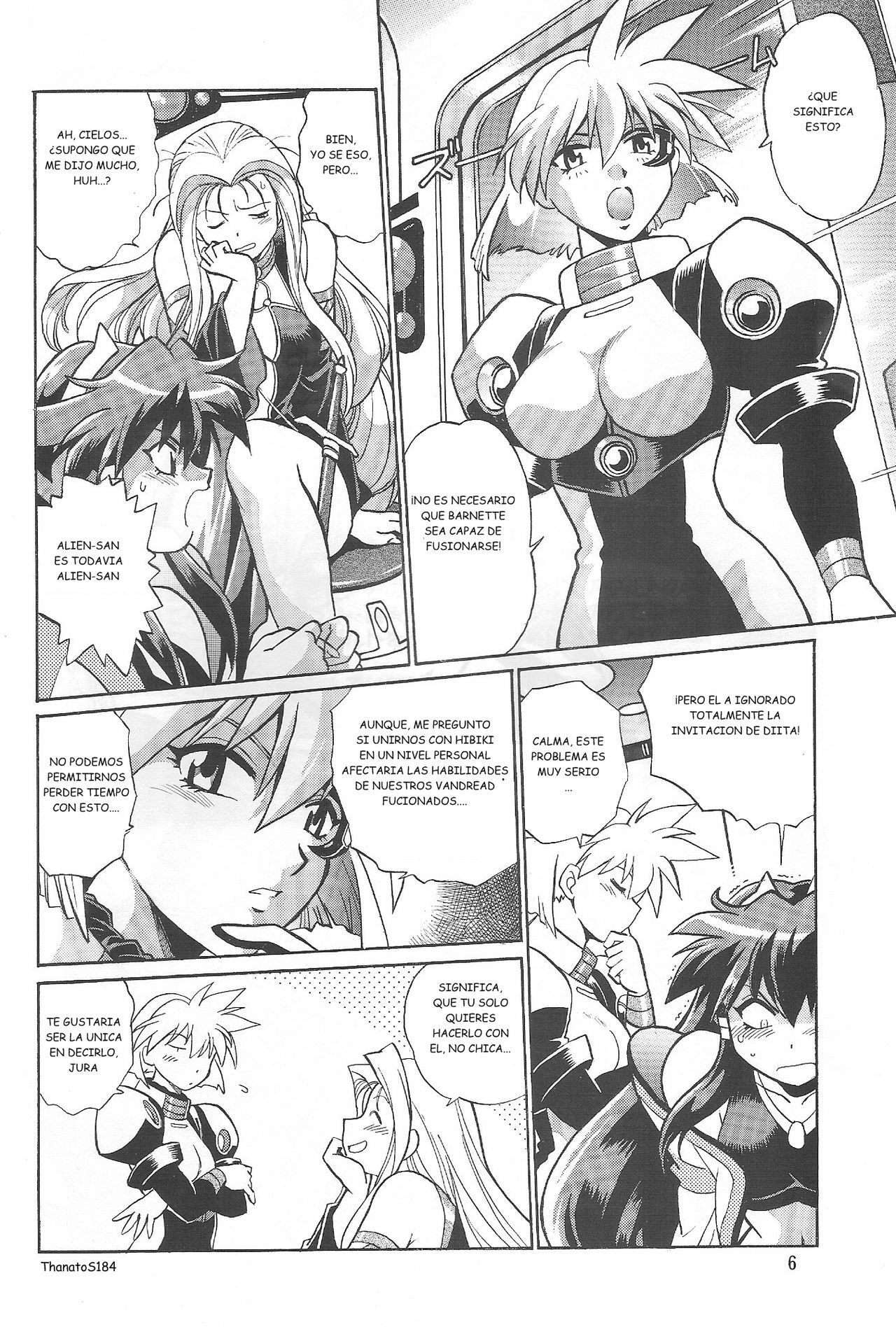 (C66) [Studio Katsudon (Manabe Jouji)] VANDREAD ALL CHARACTERS BOOK (Vandread) [Spanish] [Infernal Kaiser no Fansub] page 5 full