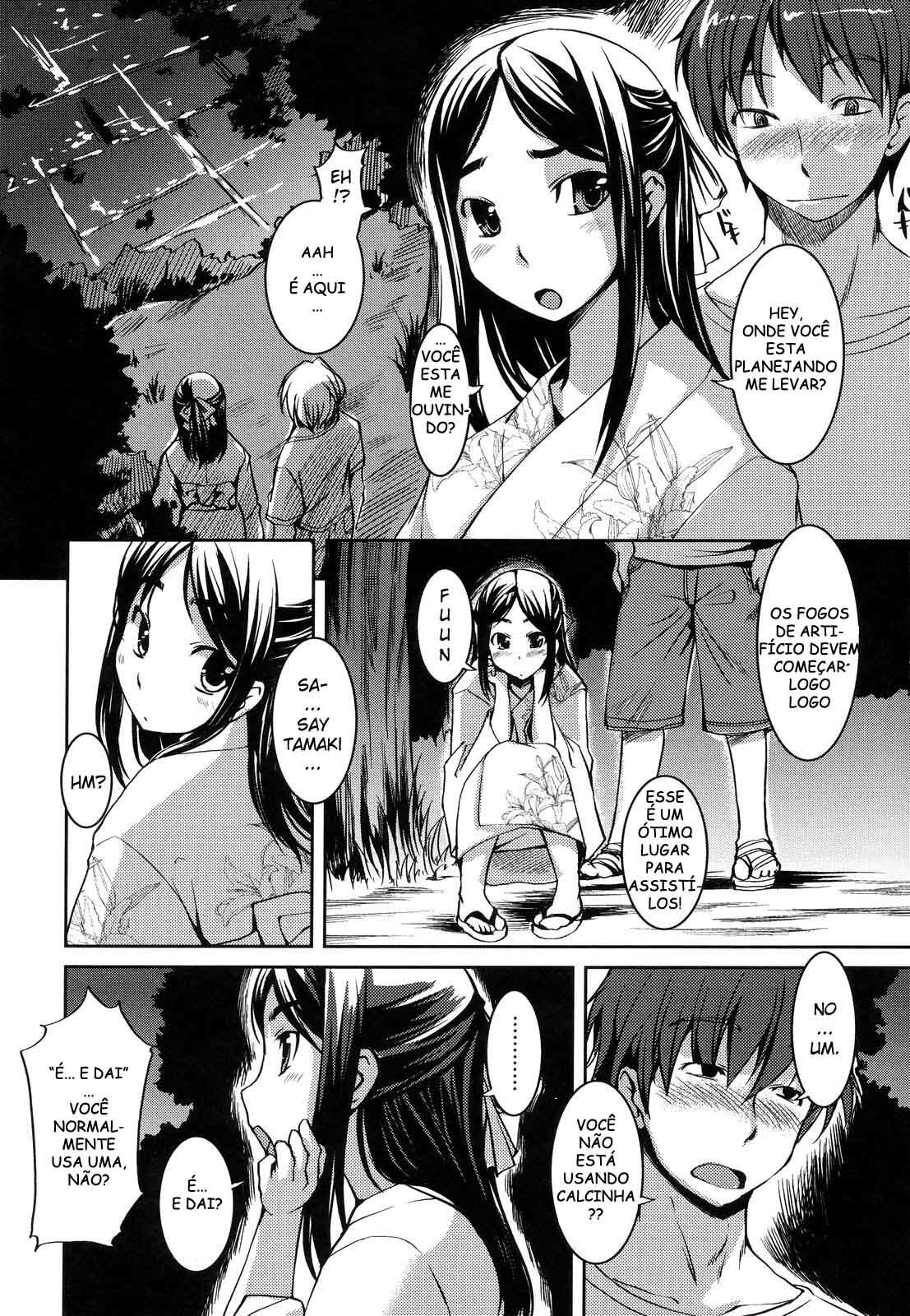 [Bosshi] Hanabi no Yoru ni | Uma Noite de Fogos de Artifício (Ojou-sama wa H ga Osuki) [Portuguese-BR] [Bia-Chan] page 4 full