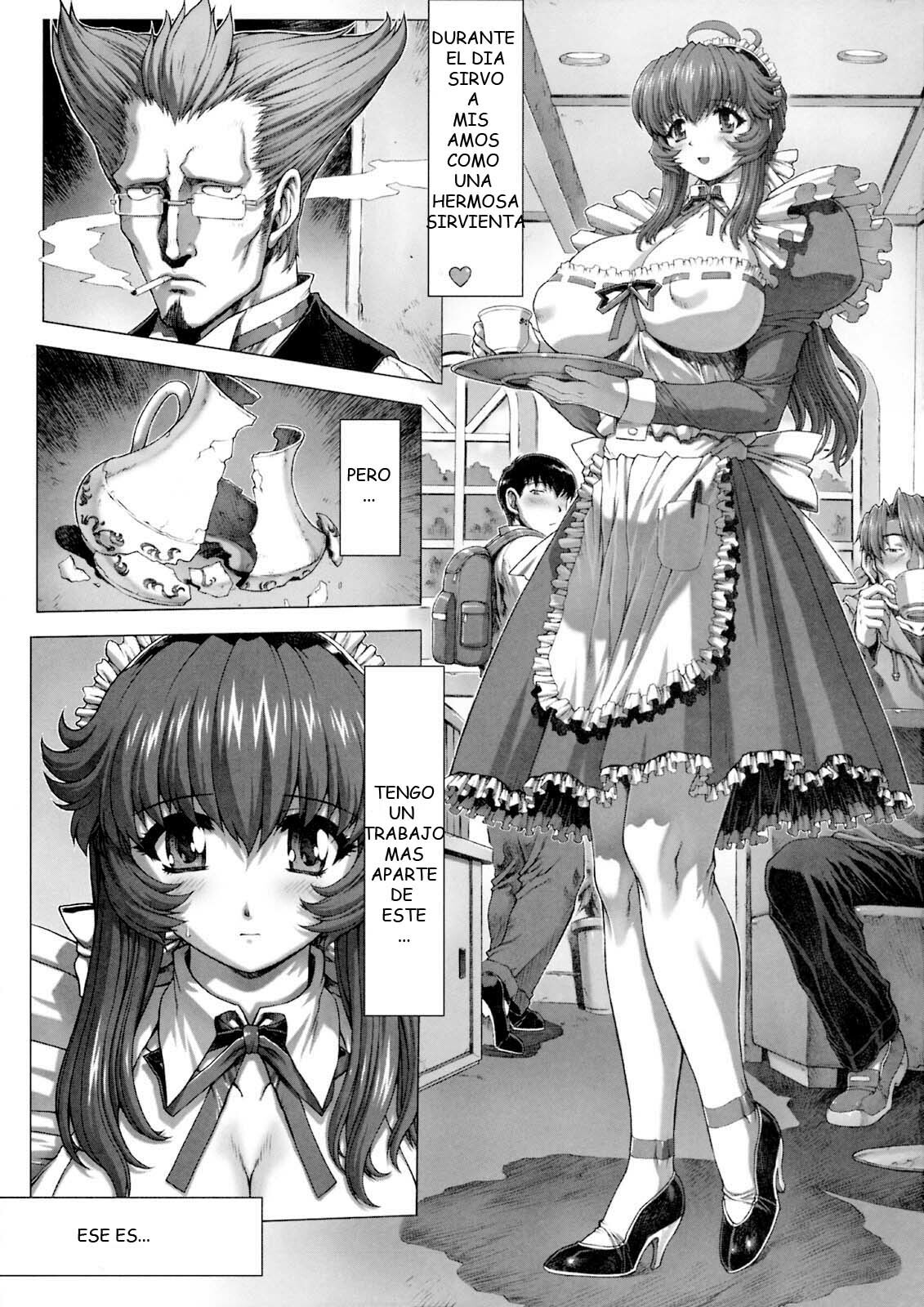 [Hot Bear (Mogudan)] Bakunyuu Maid Kari Zenpen | Huge Breast Maid Hunt [Spanish] [Mundo H No Fansub] page 4 full