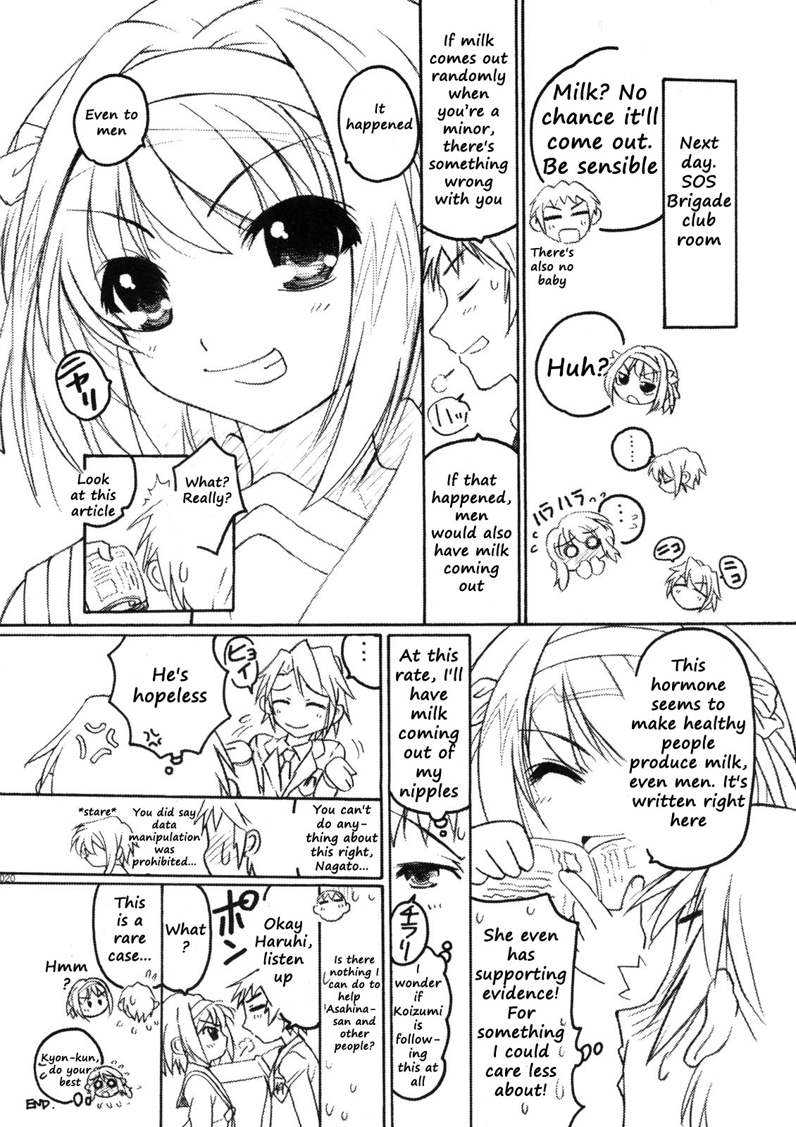 (C71) [TIMTIM Machine (Kazuma G-VERSION)] TIMTIM Machine 18-gou (Suzumiya Haruhi no Yuuutsu) [English] [RyuuNoTamashii] page 18 full