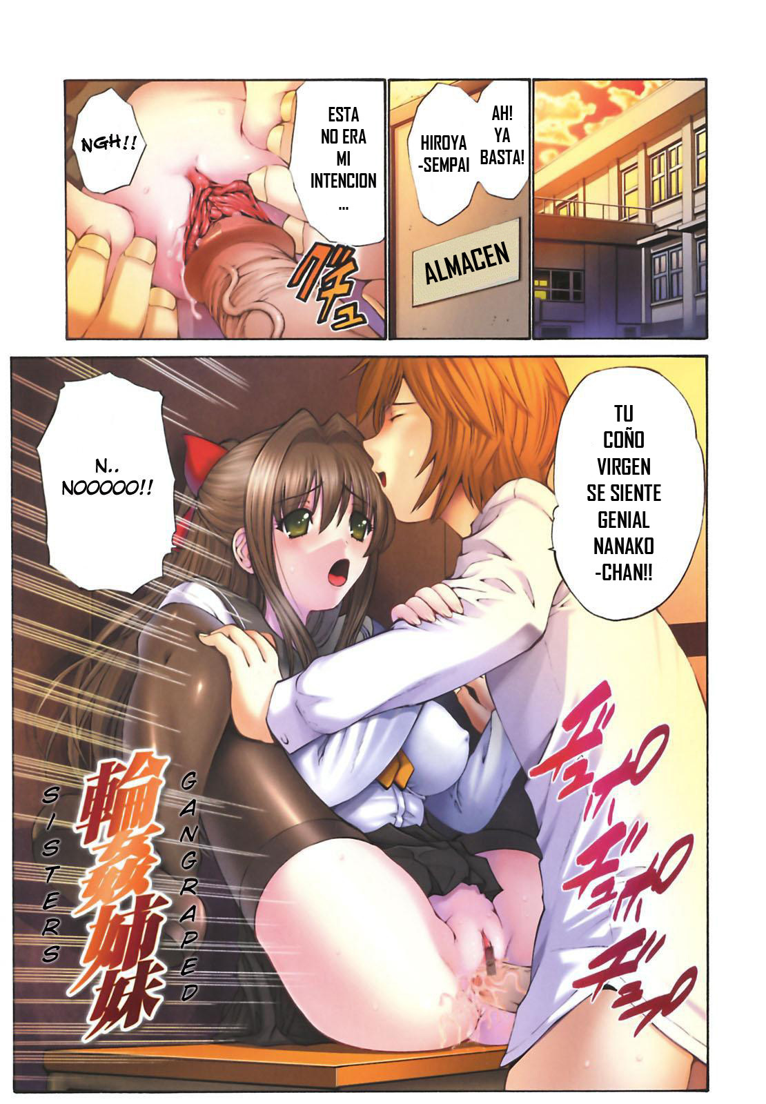 [Nishikawa Kou] Rinkan Shimai - Gang Rape Sister Ch. 1 [Spanish] [Mundo H No Fansub] page 4 full