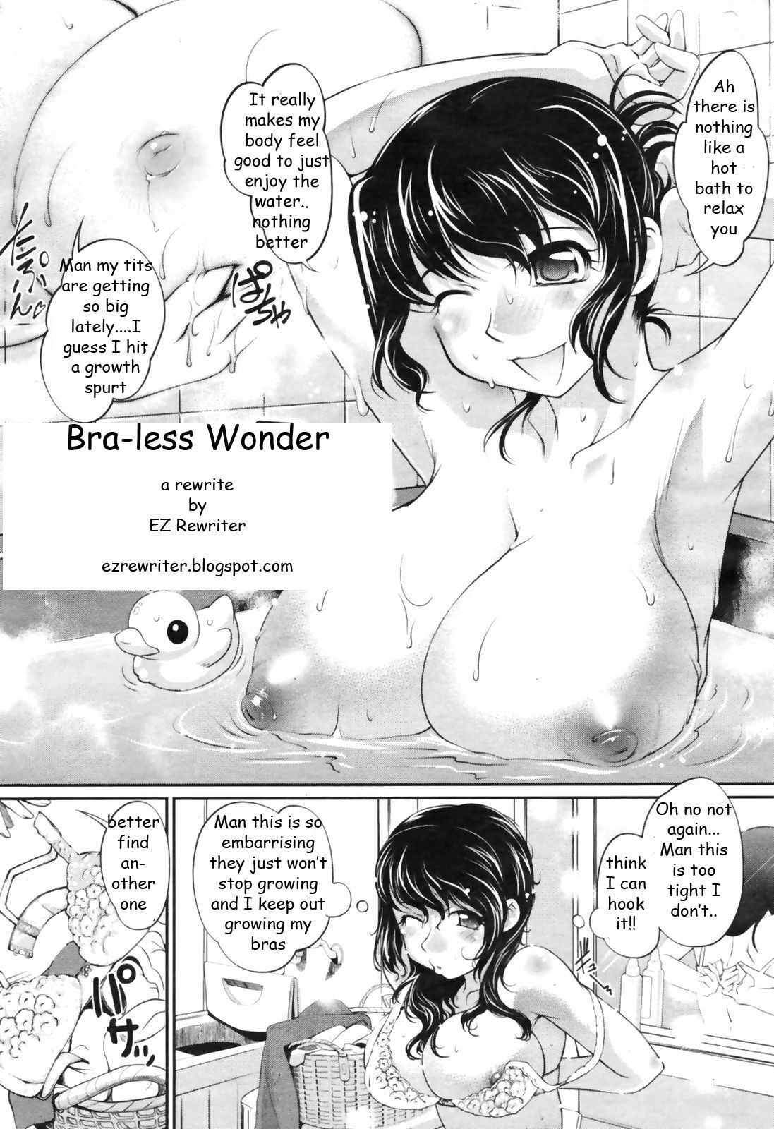 Bra-less Wonder [English] [Rewrite] [EZ Rewriter] page 1 full