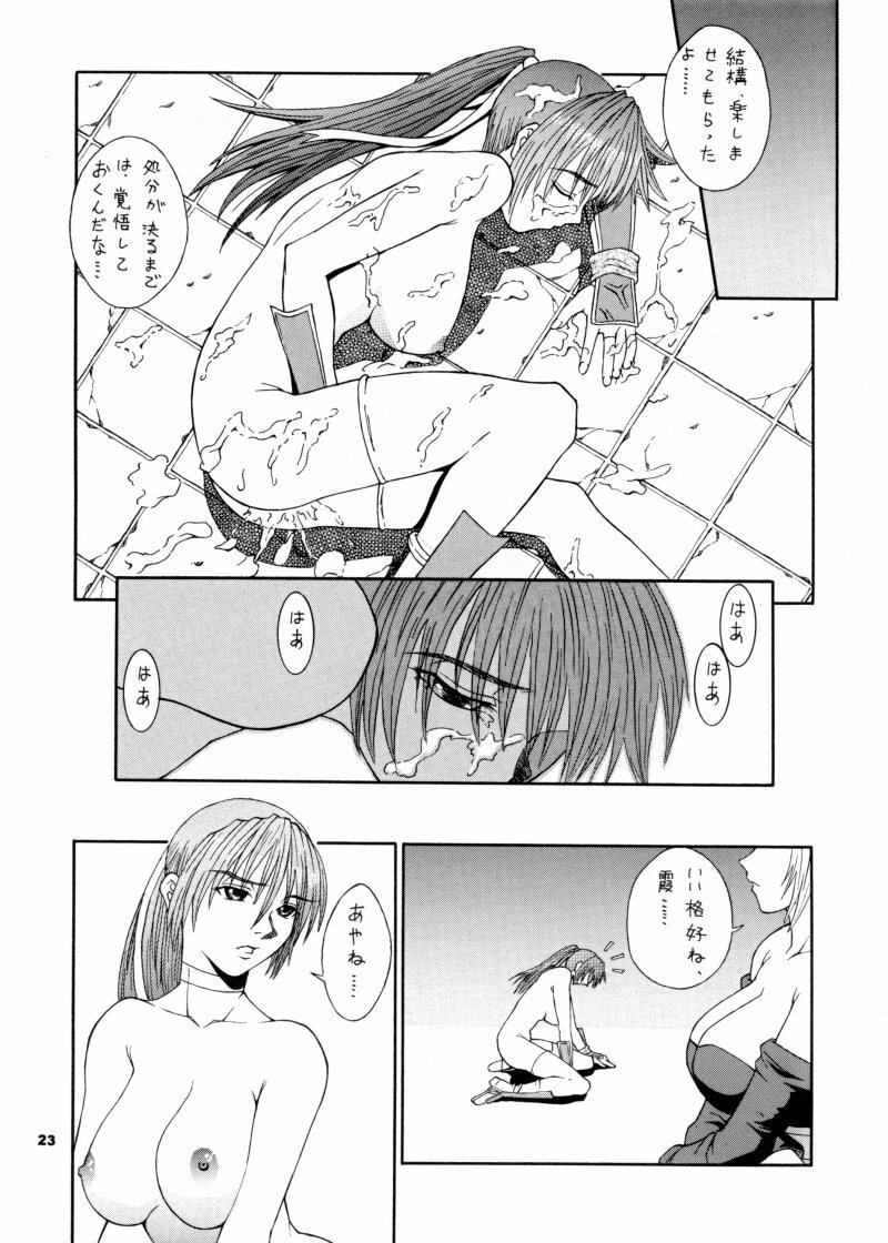 (CR28) [MANGANA (Doluta, Nishimo)] Nyan Nyan KUNOICHI (Dead or Alive, King of Fighters) page 22 full