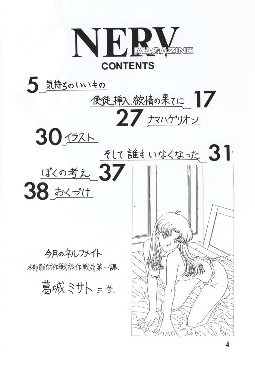 [STUDIO CROSS POINT (Chichuukai George)] NERV MAGAZINE NO. 1 (Neon Genesis Evangelion) page 3 full