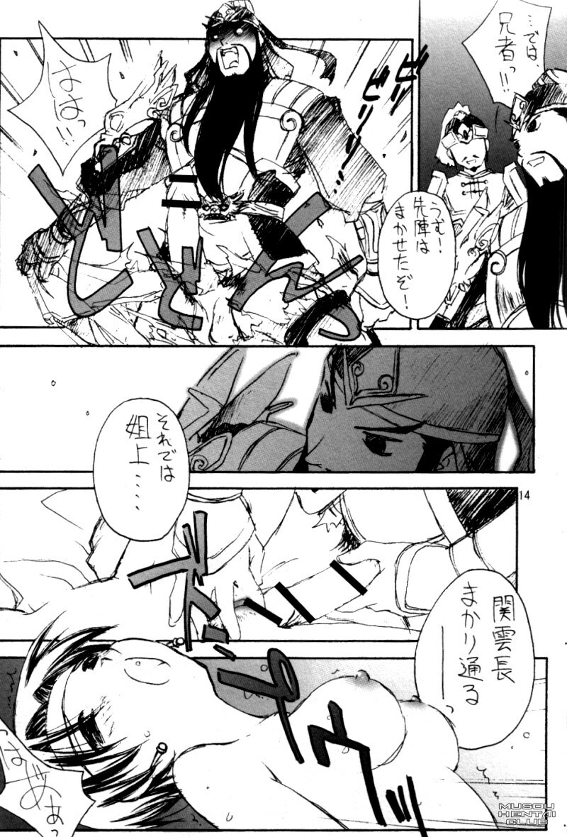 (C68) [ZI0TOPIA (Yamato Masaomi)] Trinity (Dynasty Warriors) page 12 full