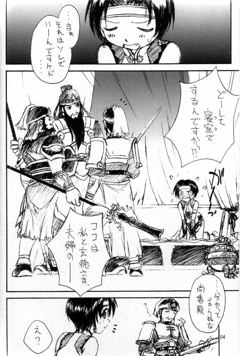 (C68) [ZI0TOPIA (Yamato Masaomi)] Trinity (Dynasty Warriors) page 3 full