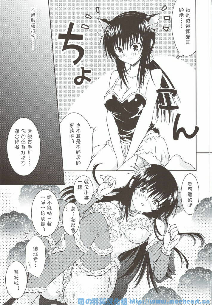 (C76) [USAUSA (Akira)] Cream Yui Nyan! (To LOVE-Ru) [Chinese] [萌の羽翼汉化组] page 5 full