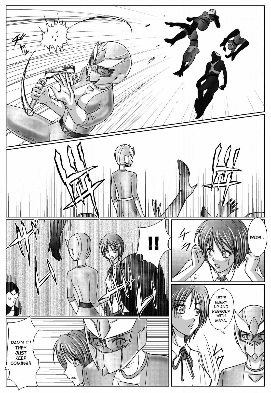 [MACXE'S (monmon)] Tokubousentai Dinaranger ~Heroine Kairaku Sennou Keikaku~ Vol. 03 [English] [SaHa] page 39 full