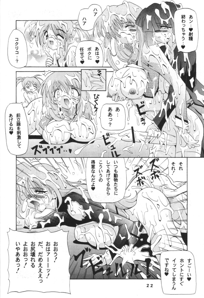 (CR29) [Oohashiya (Oohashi Hikaru)] Osiruko Wars (Sakura Wars 3, Love Hina) page 21 full