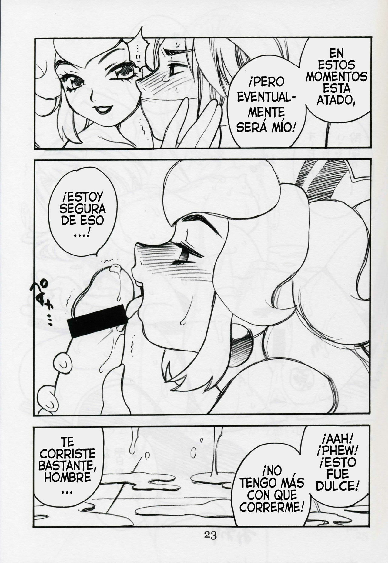 (C62) [SHALLOT COCO (Yukiyanagi)] Yukiyanagi no Hon Vol. 4 Double Princesses (Super Mario Brothers, The Legend Of Zelda) [Spanish] [Exiles Kingdom] [Incomplete] page 23 full