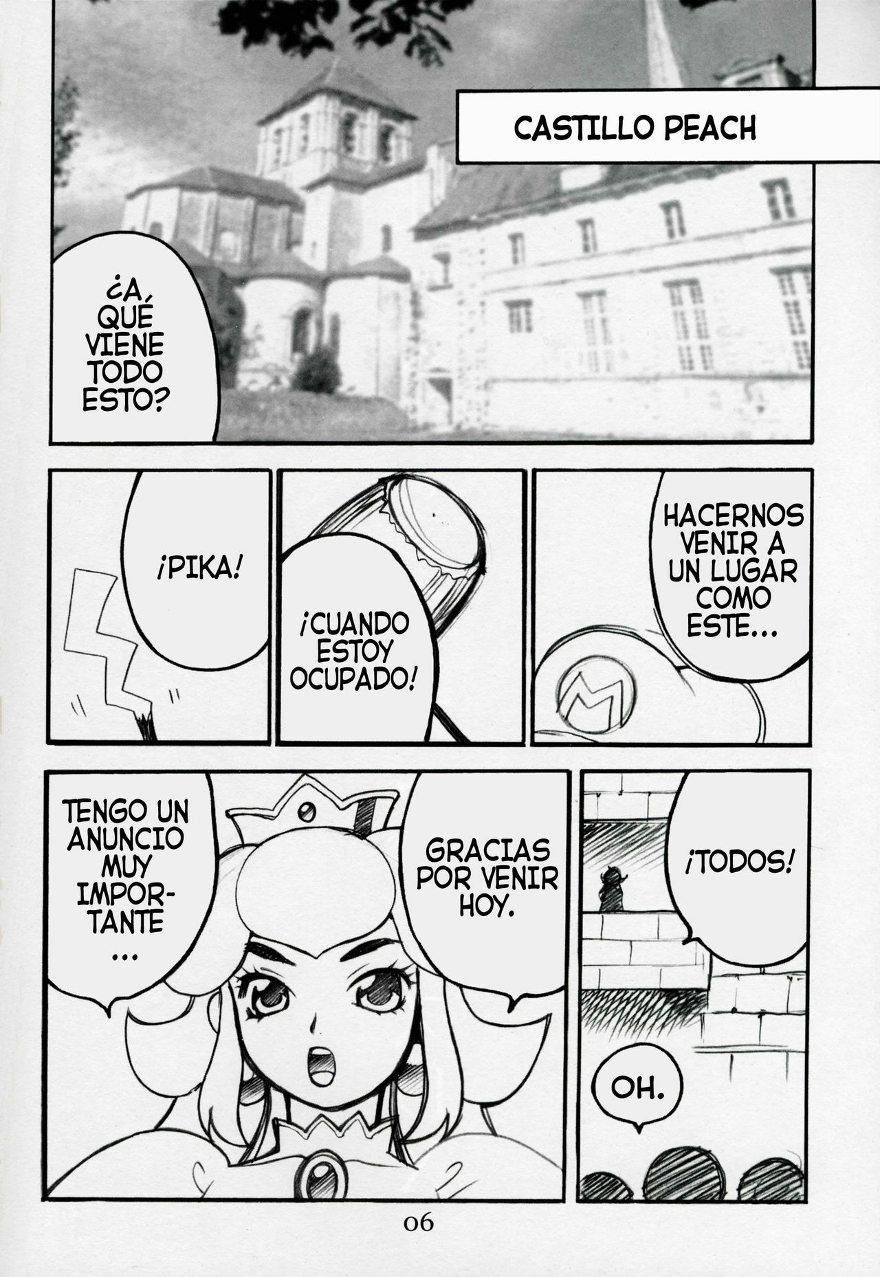 (C62) [SHALLOT COCO (Yukiyanagi)] Yukiyanagi no Hon Vol. 4 Double Princesses (Super Mario Brothers, The Legend Of Zelda) [Spanish] [Exiles Kingdom] [Incomplete] page 6 full