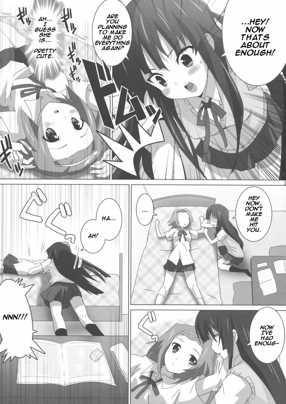 (Houkago Tea Time) [Lezmoe! (Oyu no Kaori)] K-ON Bon 3!? -Mio to Ritsu- (K-ON!) [English] [Burning Bang] page 5 full