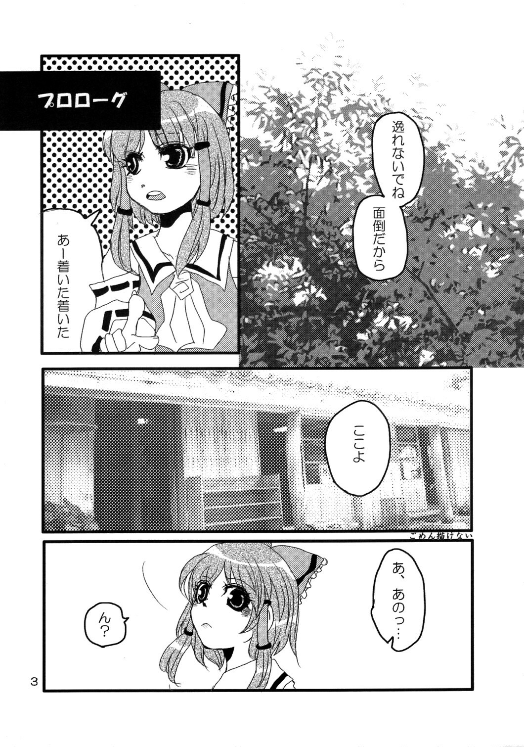 (C74) [Feriko Misshitsu] Kimi wa Uruwashi (Touhou) page 4 full