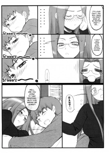 (C70) [Gachinko Shobou (Kobanya Koban)] Yappari Rider wa Eroi na. EPISODE Jeans wa Haita Mama | As expected, Rider is erotic. Episode ・ While still wearing jeans♪ (Fate/hollow ataraxia) [Engl - page 8