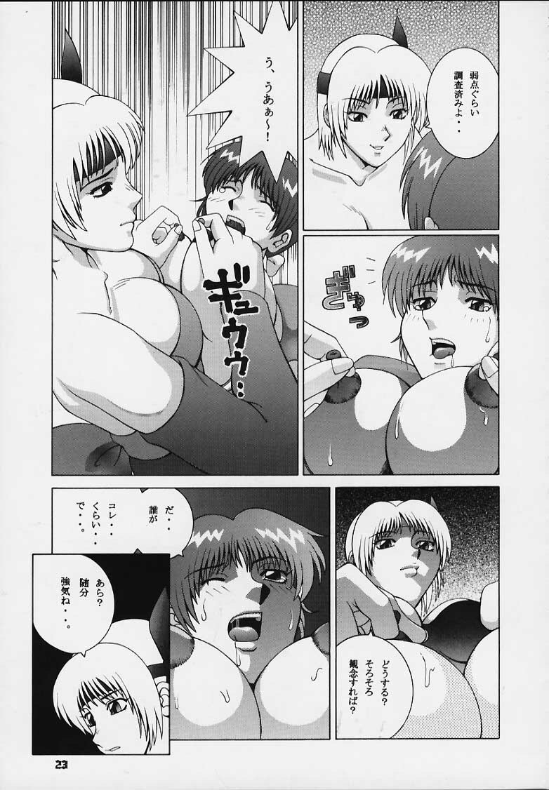 (C58) [Dynamite Honey (Gaigaitai)] Dynamite 6 DEAD OR ALIVE 2 (Dead or Alive) page 21 full