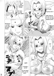 (C70) [Tsurikichi Doumei (Hiraizumi Kou)] Nurunuru Namekuji Hime 3-bon Shoubu | Slimy Slug Princess Battle 3 (Ivy to Tsunade o Yaru Dake no Hon) (Naruto) [Portuguese-BR] - page 13