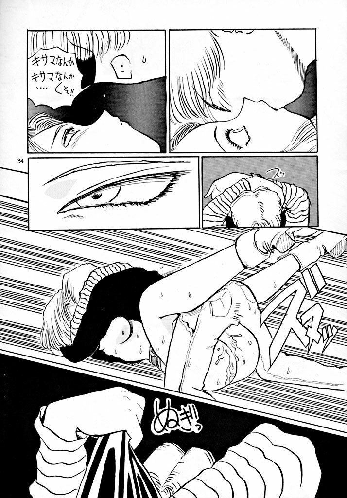 (C49) [Oiwaidou (Iwasaki Tatsuya)] BYECHA! HARUMI (Dragon Ball Z) [Incomplete] page 34 full