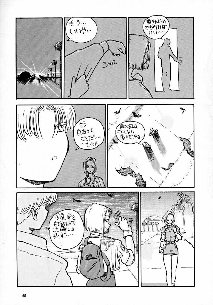 (C49) [Oiwaidou (Iwasaki Tatsuya)] BYECHA! HARUMI (Dragon Ball Z) [Incomplete] page 38 full