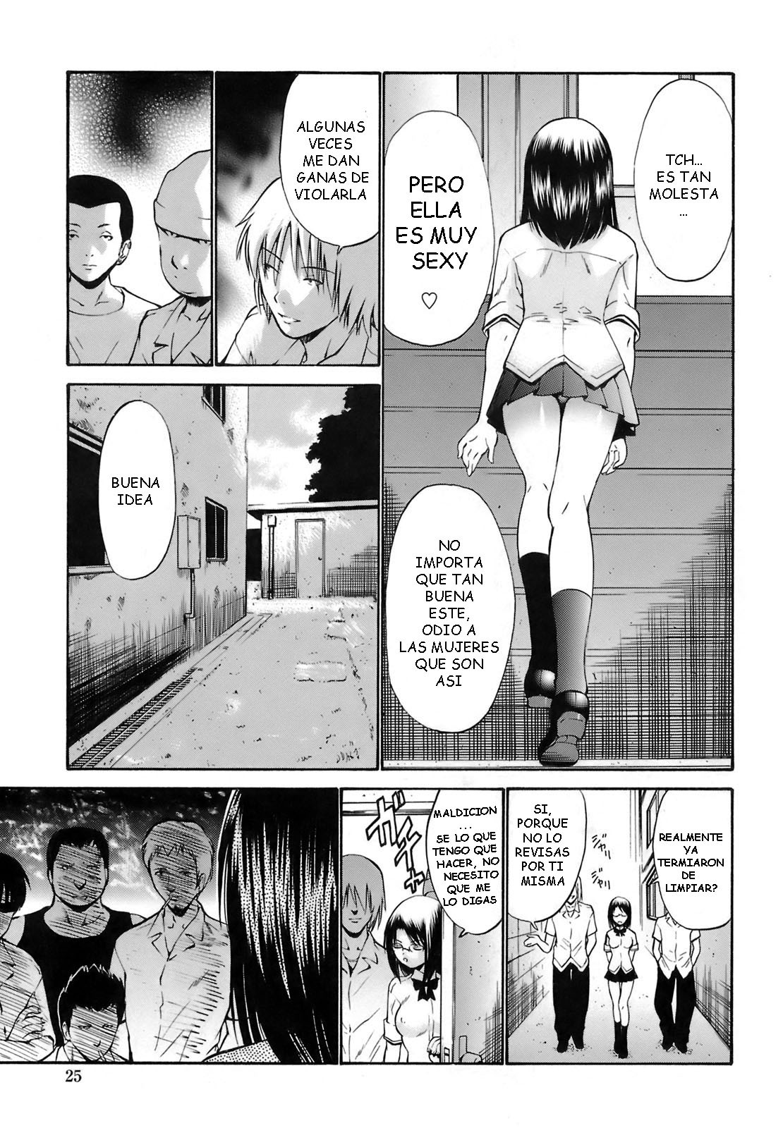 [Nishikawa Kou] Rinkan Shimai - Gang Rape Sister Ch. 2 [Spanish] [Mundo H No Fansub] page 3 full