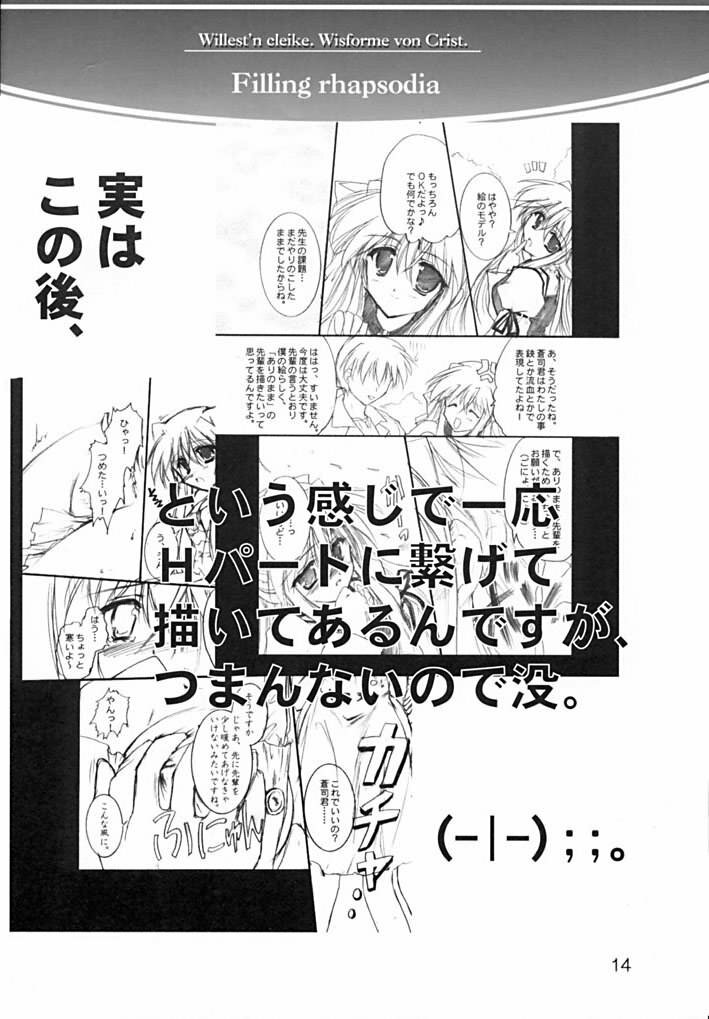 (C61) [Aruku Denpatou no Kai (Atono Matsuri, Kimura Shuuichi)] Filling Rhapsodia (Suika) page 13 full