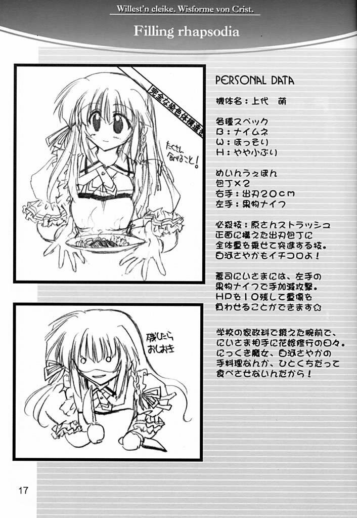 (C61) [Aruku Denpatou no Kai (Atono Matsuri, Kimura Shuuichi)] Filling Rhapsodia (Suika) page 16 full