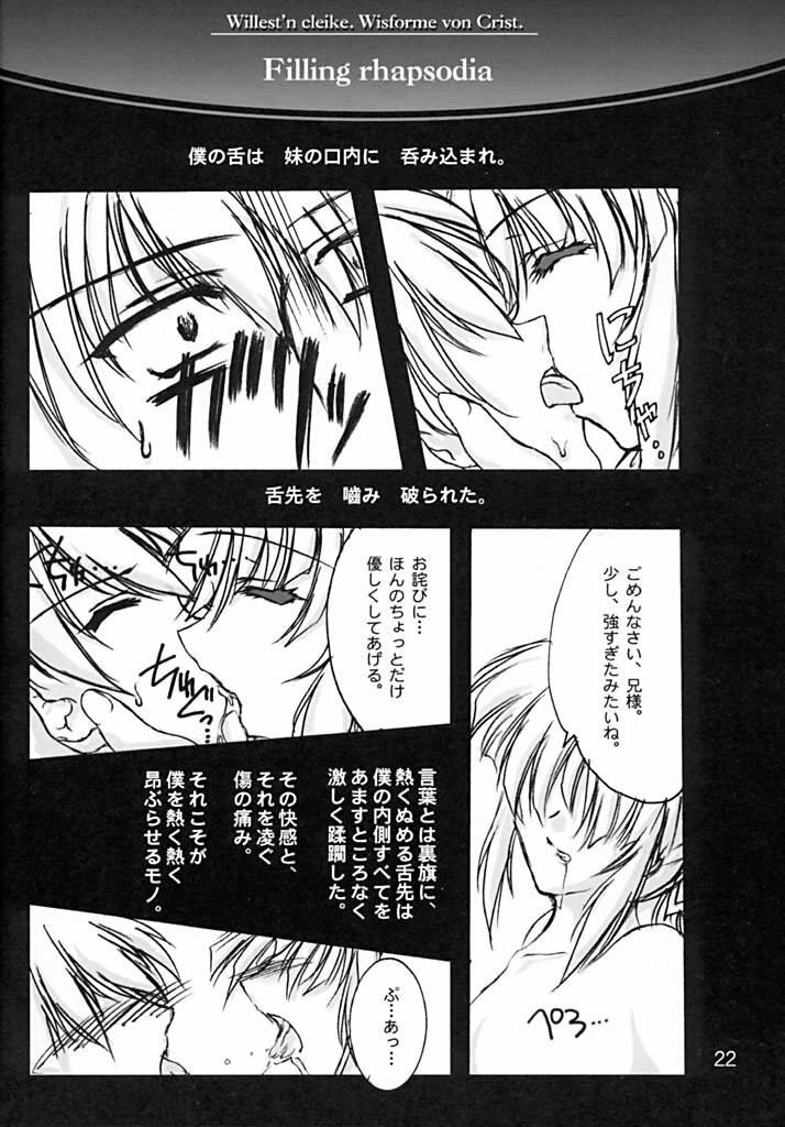 (C61) [Aruku Denpatou no Kai (Atono Matsuri, Kimura Shuuichi)] Filling Rhapsodia (Suika) page 21 full