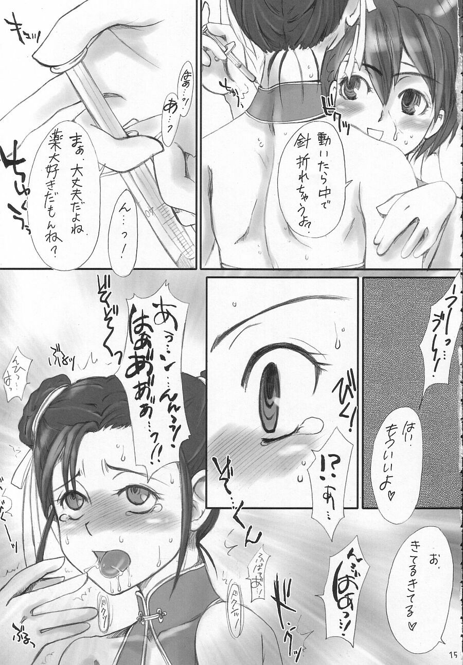 (C64) [Sarurururu (Doru Riheko)] Holic 3 Hallucination (Street Fighter) page 14 full