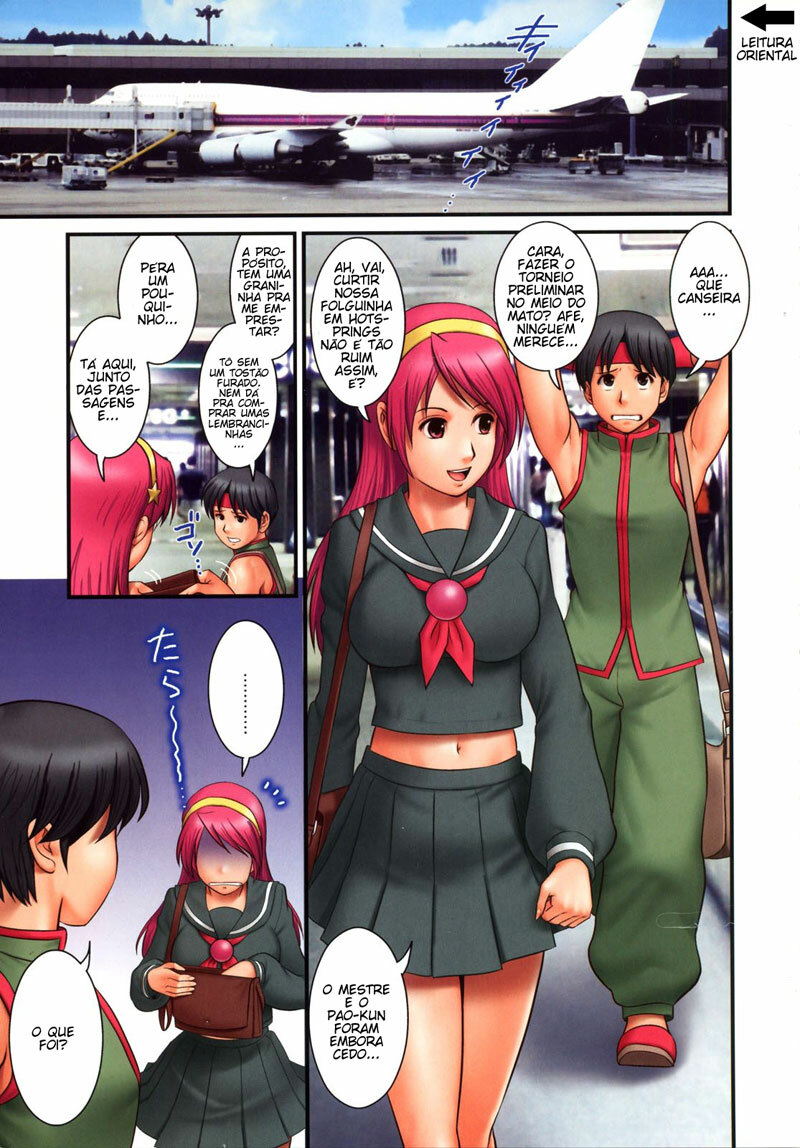 (C76) [Saigado (Saigado)] The Yuri & Friends Fullcolor 10 (King of Fighters) [Portuguese-BR] [GraphiComix] [Decensored] page 3 full