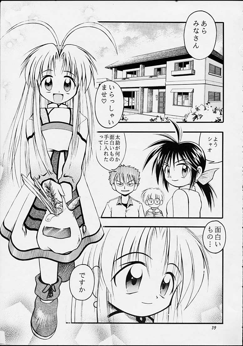 (C55) [Riroland (Kuuya, Satomi Hiroyuki)] Chanto Chanto no Rinshan Kaihou! (Mamotte Shugogetten, Sorcerous Stabber Orphen) page 38 full