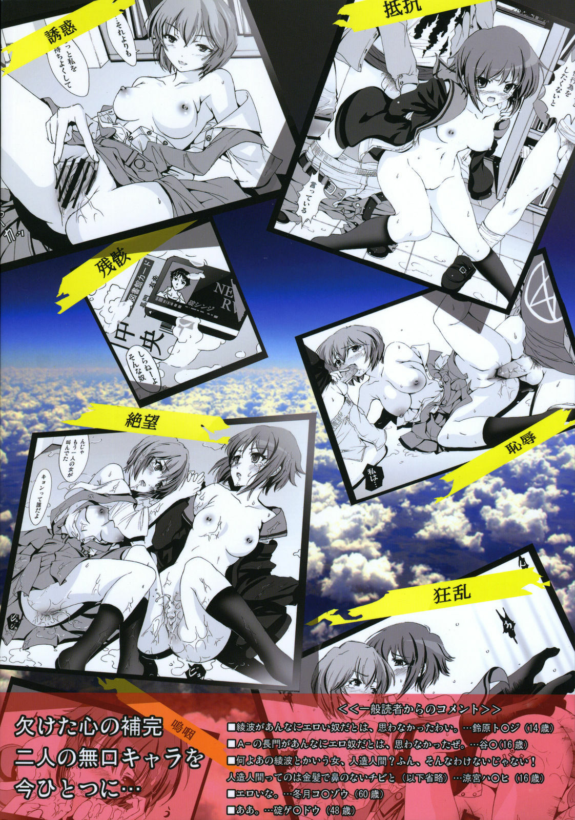 (C76) [Mokusei Zaijuu] Ayanami x Nagato (Suzumiya Haruhi no Yuuutsu, Neon Genesis Evangelion) page 26 full