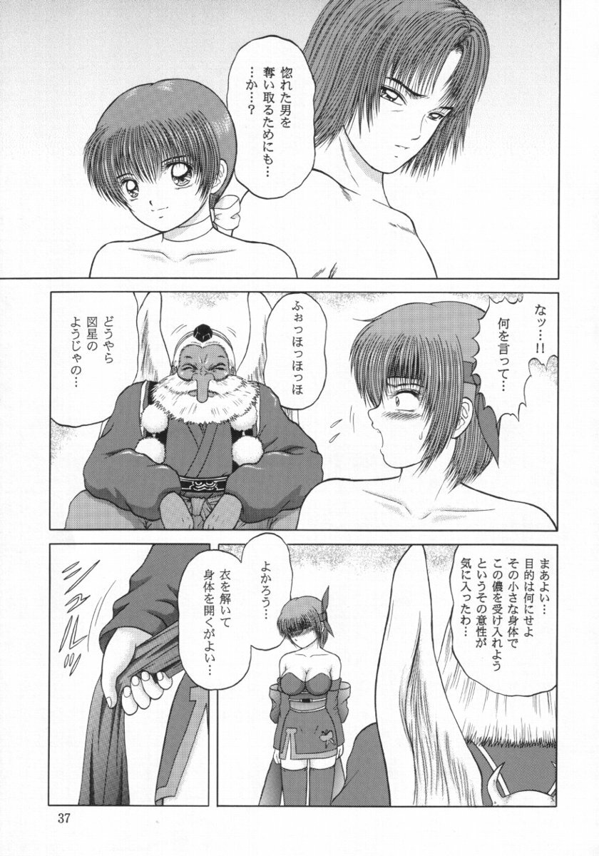 (CR31) [D'erlanger (Yamazaki Show)] Open the Gate - Inou Mankai (Dead or Alive) page 36 full