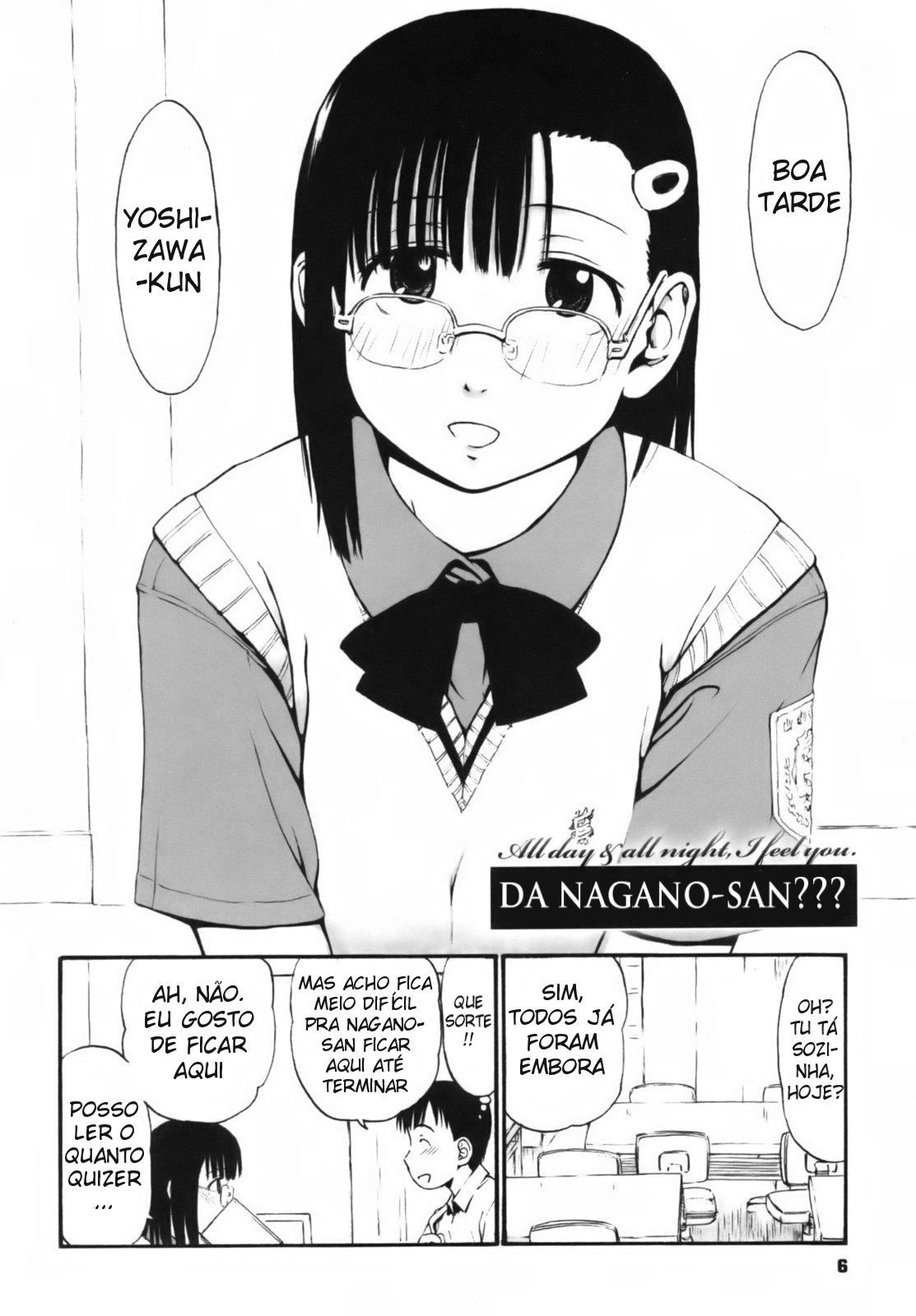 [Hagure Tanishi] Itsumo Kimi o Kanjiteru - All day & all night, I feel you. Ch. 1 [Portuguese-BR] page 7 full