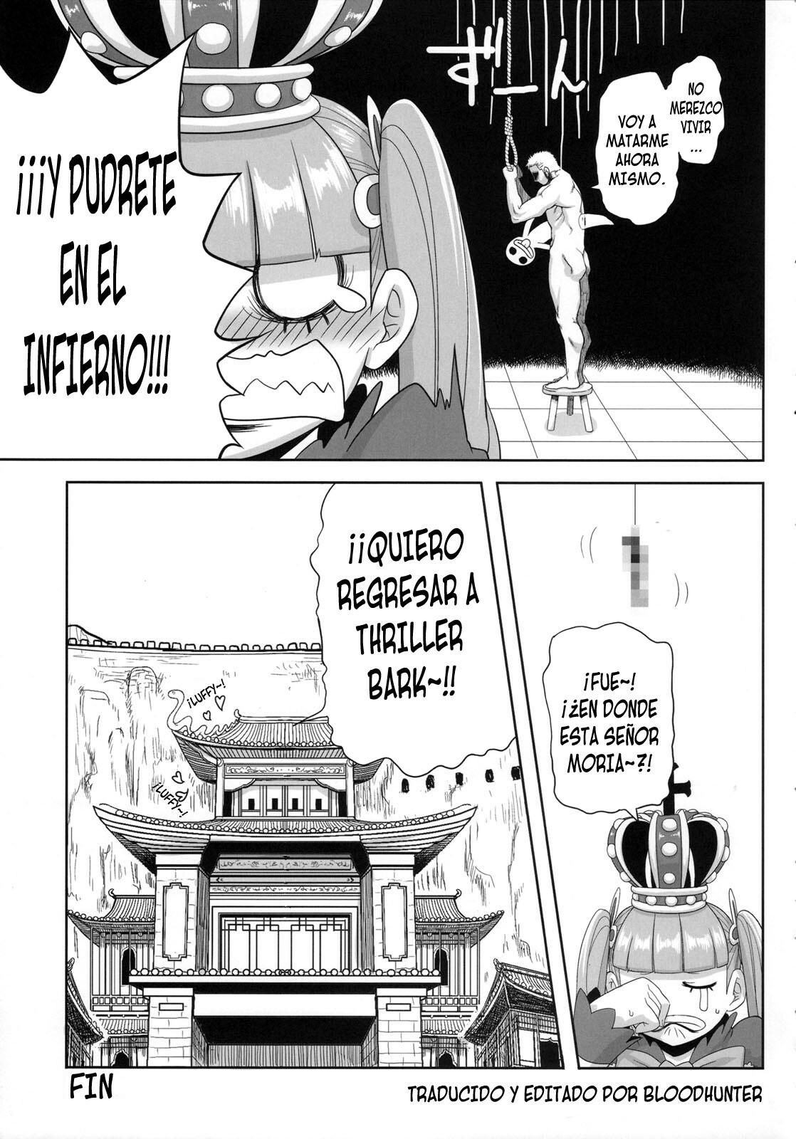 (C76) [Rojiura Jack (Jun)] THROUGH THE WALL (One Piece) [Spanish] [BloodHunter] page 24 full