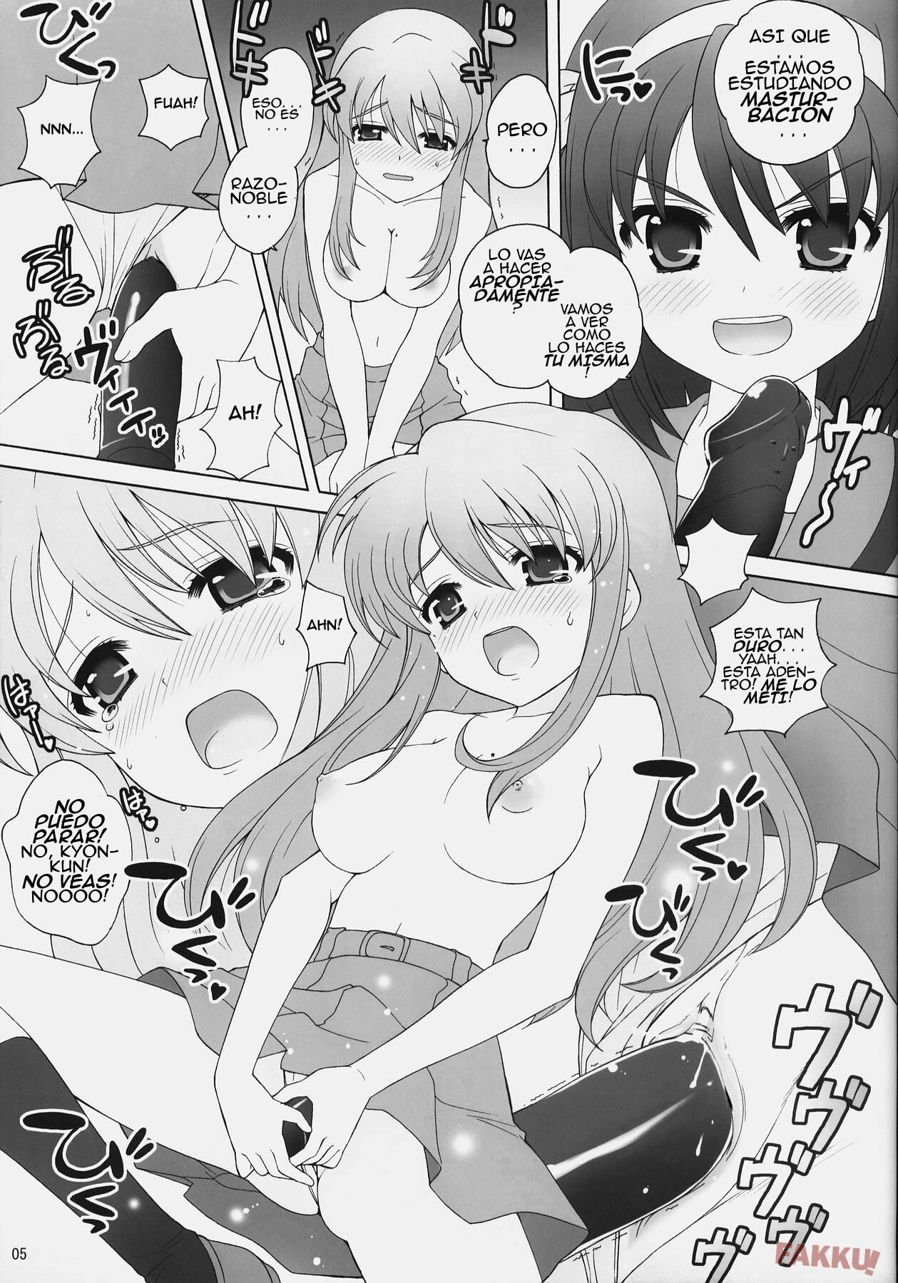 (COMIC1) [SimaSima System (Nagisawa Yuu)] Suzumiya Haruhi no Daikenkyuu! (Suzumiya Haruhi no Yuuutsu [Spanish] [Jedah12] page 4 full