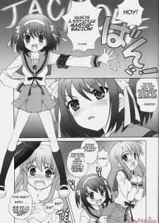 (COMIC1) [SimaSima System (Nagisawa Yuu)] Suzumiya Haruhi no Daikenkyuu! (Suzumiya Haruhi no Yuuutsu [Spanish] [Jedah12] - page 2