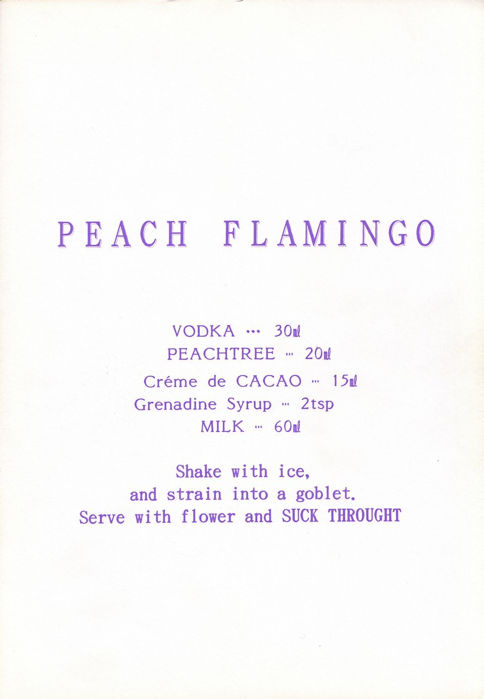 (C49) [NEU (Kurausu Noi)] Peach Flamingo Cocktail Menu No. 6 page 60 full