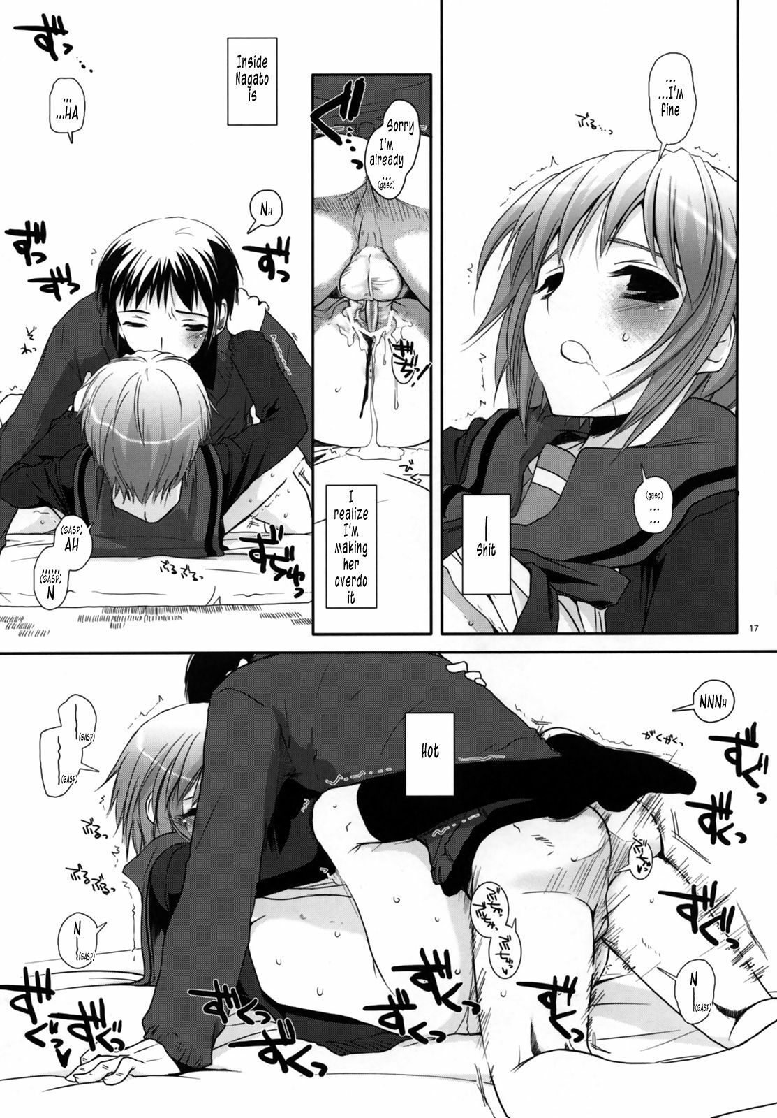 (Nagato Matsuri Daisuki) [Digital Lover (Nakajima Yuka)] D.L. action 39 (The Melancholy of Haruhi Suzumiya) [English] [Tonigobe] page 17 full