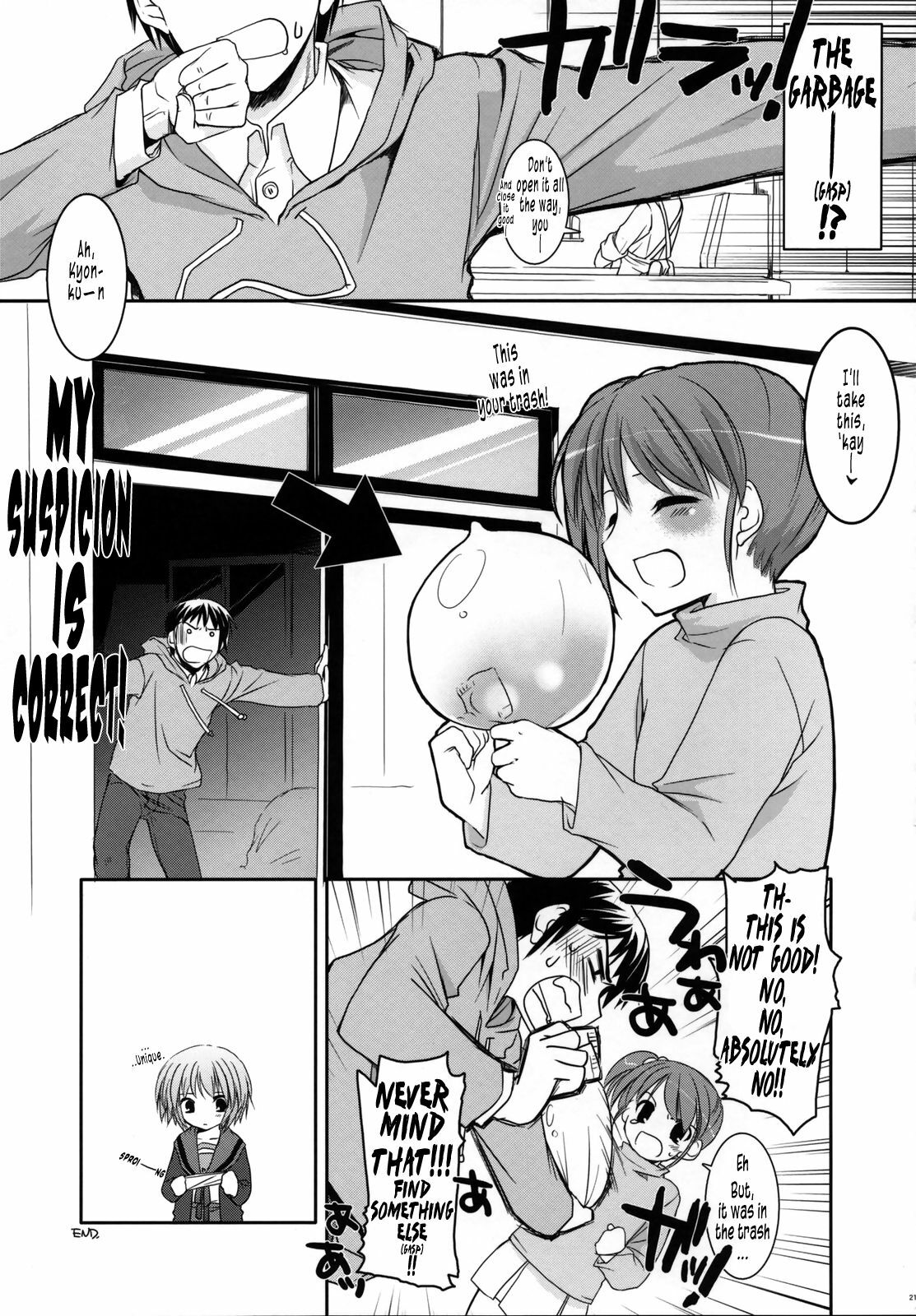 (Nagato Matsuri Daisuki) [Digital Lover (Nakajima Yuka)] D.L. action 39 (The Melancholy of Haruhi Suzumiya) [English] [Tonigobe] page 21 full